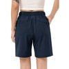 Women's Hiking Cargo Shorts with Pockets Quick Dry Golf Quickly Dry Shorts for Women - 2 of 4