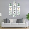 Big Dot of Happiness Boho Botanical Baby - Hanging Vertical Paper Door Banners - Greenery Baby Shower Wall Decoration Kit - Indoor Door Decor - 2 of 4