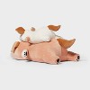 Dog and Baby Weighted Plush Kids' Throw Pillow Brown - Pillowfort™ - 3 of 4