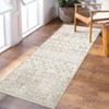 Boho Moroccan Area Rug  Machine Washable Non Slip Bedroom Rug Non Shedding Throw Soft Indoor Carpet - 3 of 4
