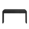 CAVINAS Modern Console Table with Rounded Contours,Entrance Table with 2 Fluted Drawers,Entryway Table for Living Room,Hallway - 2 of 4
