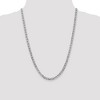 Black Bow Jewelry 4.4mm 14k White Gold Solid Concave Anchor Chain Necklace - 2 of 4