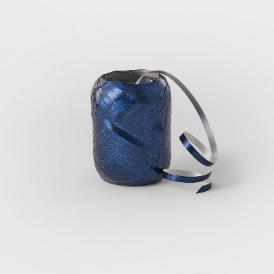 3/16" Curl Ribbon Navy 70ft - Wondershop™