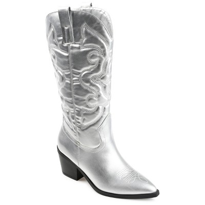 Journee Collection Womens Chantry Pointed Toe Pull On Western Boots ...