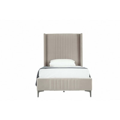 Manhattan Comfort Promenade Upholstered Bed