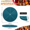 Unique Bargains Round Heat Resistant Non-Slip Silicone Trivet Mat for Coasters 4 Pcs - 2 of 4