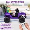 12V Ride On Car for Kids Electric Vehicle Toddles Battery Powered Truck Car Toy with Remote Control - 4 of 4