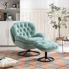 Streamdale Accent chair TV Chair Living room Chair with Ottoman-TEAL - 3 of 4