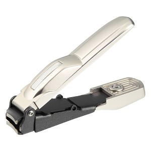 Unique Bargains Stainless Steel Nail Clippers Portable Nail Tool for Nail Care Champagne Gold Tone 1Pc - 1 of 4