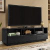 Modern TV Stand for TVs Up to 75", 63'' Entertainment Center with 3 Drawers & Open Shelves, Media Console Table, Sideboard Buffet Cabinet - 2 of 4