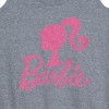 Women's - Barbie - Logo Pink Glitter Graphic Racerback Tank - 2 of 4