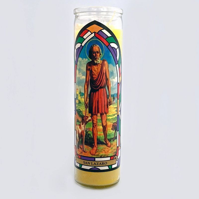 Jar Candle San Lazaro Yellow - Continental Candle, 3 of 6