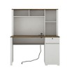 NicBex Home Office Desks Morden Desk with Storage Computer Desk with Hutch Storage, Drawers and Outlets for Home Office - 3 of 4