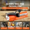 10,000PSI Air Hydraulic Pump, 0.18 Gal Reservoir, NPT 3/8 In Oil Outlet, NPT 1/4 In Inlet, Metal Shell Air Actuated Treadle Foot Pump, Orange - 3 of 4