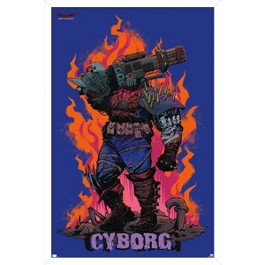 Trends International Marvel Spider-Man: Across The Spider-Verse - Cyborg Spider-Woman Framed Wall Poster Prints - 1 of 4