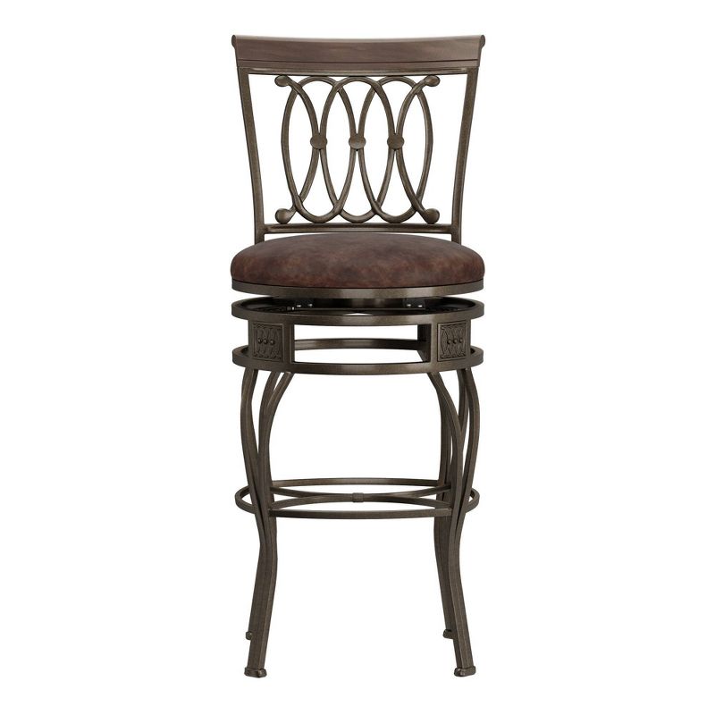 32&#34; Montello Swivel Barstool Bronze/Brown - Hillsdale Furniture, 5 of 15