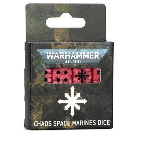 Warhammer 40000: Chaos Space Marines - Dice Set (16 count) - 1 of 1
