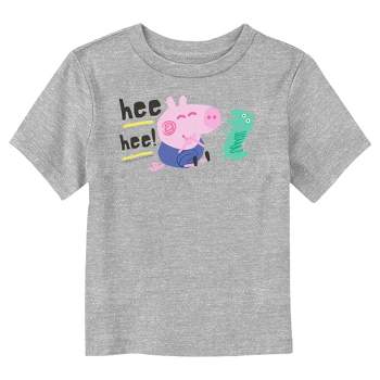 Toddler's Peppa Pig George and Mr. Dinosaur Hee Hee T-Shirt