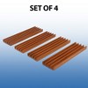 GSE Domino Racks Set of 4, Wooden Domino Trays Holders Organizer, Premium Domino Tiles Holder Racks - 4 of 4