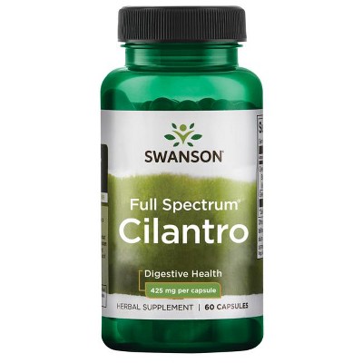 Swanson Herbal Supplements Full Spectrum Cilantro 425 mg 60 Caps.