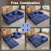 Convertible Modern Loveseat Sofa with Steel Frame and Memory Foam, Fits Small Spaces, for Living Room -3irtyhousy - 3 of 4