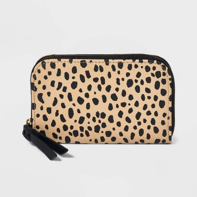 Leatherman Fashion Girls Multicolor Genuine Leather Wallet Leopard