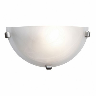Access Lighting Mona 1 - Light Wall Light in  Brushed Steel