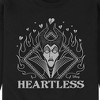 Men's - Disney Villains - Maleficent Heartless Graphic Fleece Sweatshirt - 2 of 4