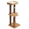 Two by Two Lansing - Beige Scratching Post Cat Furniture - 39.6 in. Tall - 4 of 4