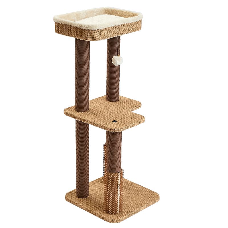 Two by Two Lansing - Beige Scratching Post Cat Furniture - 39.6 in. Tall, 4 of 16