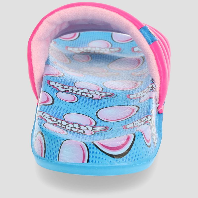 HERSHEY'S BUBBLE YUM Slide Sandals for Kids, Bubble Gum Pool Slide, Pink, Little Kids and Big Kids, 5 of 7