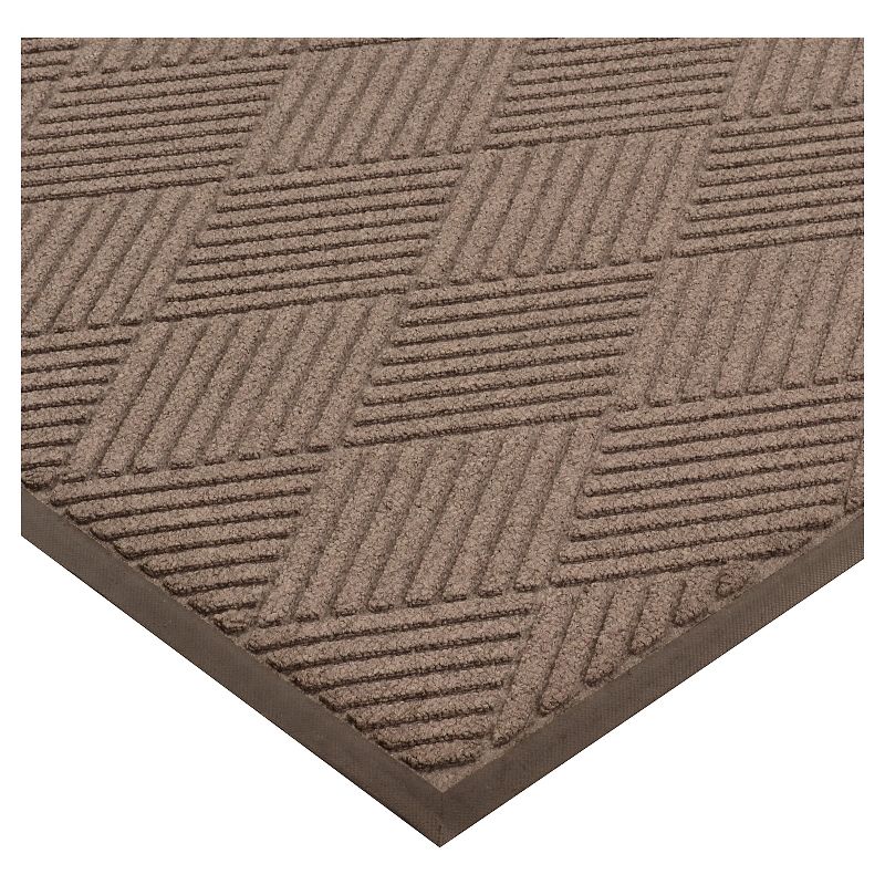 3&#39;x4&#39; Solid Diamond Doormat Charcoal - HomeTrax, 4 of 5