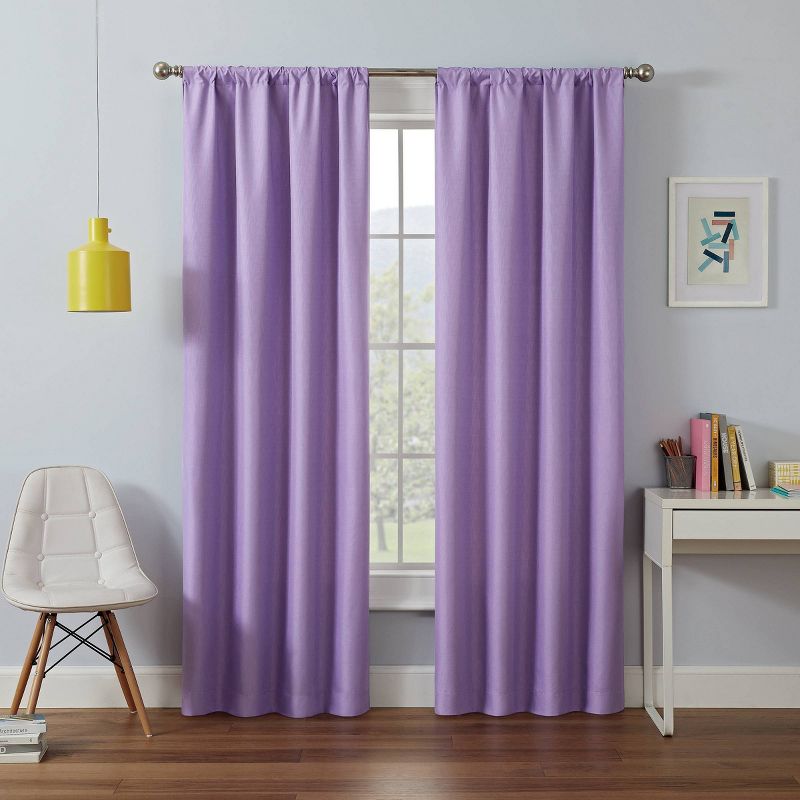 42" Kenna Blackout Thermaback Curtain Panel - Eclipse My Scene, 1 of 15
