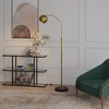 Hudson and Canal Arc Floor Lamp: Modern Pharmacy Design, Adjustable Head, Task Lighting - 4 of 4