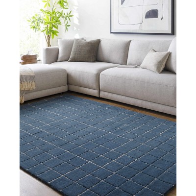 Hauteloom Toshi Blue Area Rug