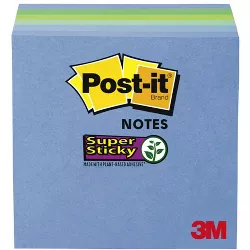 Post-it 6pk 3" x 3" Super Sticky Notes 65 Sheets/Pad