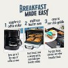 Nostalgia 3-in-1 Retro Breakfast Station - Includes 5 Cup Coffee Maker, Non-Stick Ceramic Griddle, and 4-Slice Toaster Oven - 3 of 4