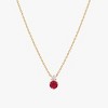Bearfruit Jewelry Deux Birthstone Necklace - 3 of 4