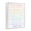 Stupell Industries My Daughter Love You Forever Framed Giclee Art, White, 11" x 14" - 2 of 4