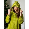 HalloweenCostumes.com One Size Fits Most   Dr. Seuss The Grinch Kigurumi Jumpsuit Costume Sleepwear, Black/Yellow/Green - 4 of 4