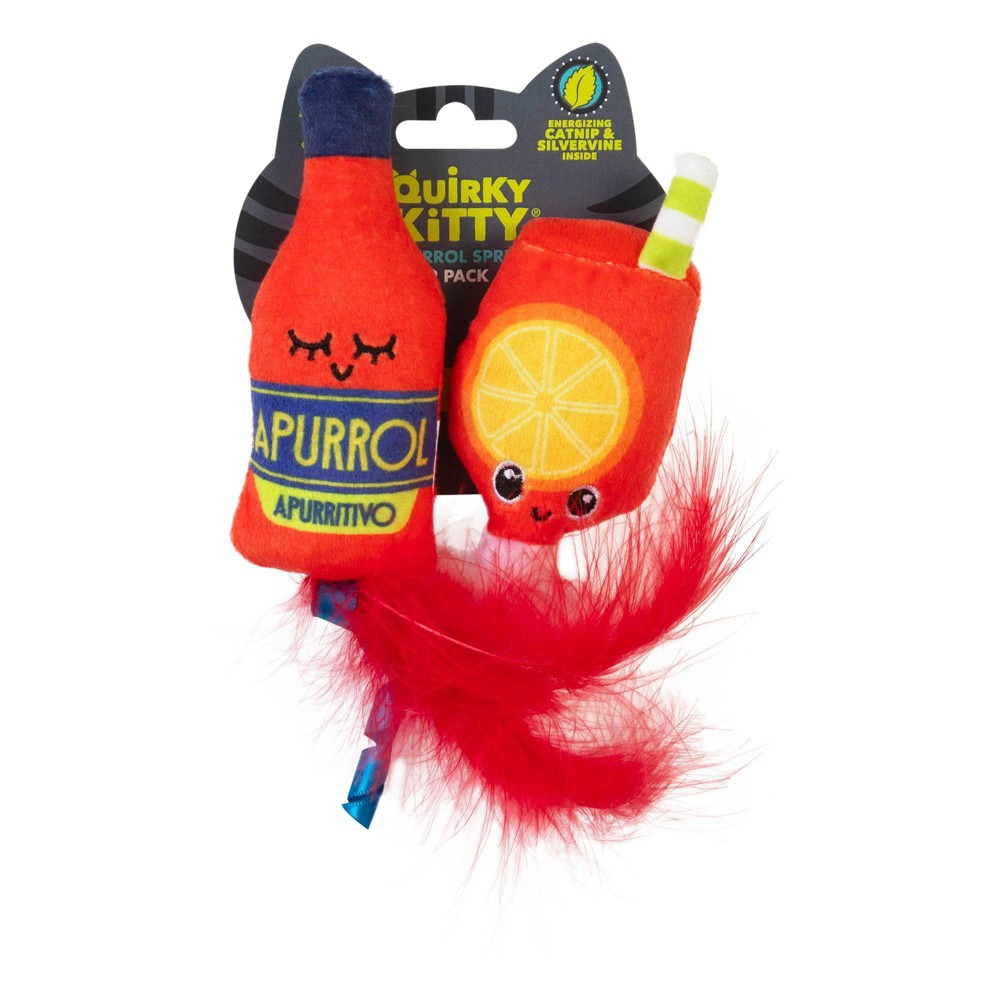 Quirky Kitty Apurrol Spritz Cat Toy - 2pk