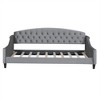 NicBex Twin Size Upholstered Daybed 80.7" L Modern Wooden Bed Frame Tufted Button Bed for Bedroom, Living Room, No Box Spring Required - 3 of 4