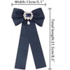 Elerevyo Women's Brooch Bowknot Costume Bow Tie with Beads - 2 of 4