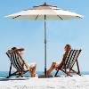 Aoodor 10 ft Patio Umbrella, Outdoor Table Umbrella, Market Umbrella with 3 Tier - 2 of 4