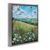 Stupell Industries Butterflies In Tranquil Meadow Floating Frame Canvas Art - 2 of 4