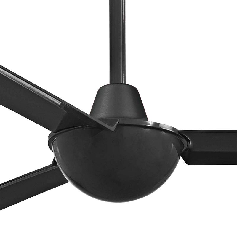 52" Minka Aire Modern Industrial 3 Blade Indoor Ceiling Fan Black for Living Room Kitchen Bedroom Family Dining Home Office, 3 of 6