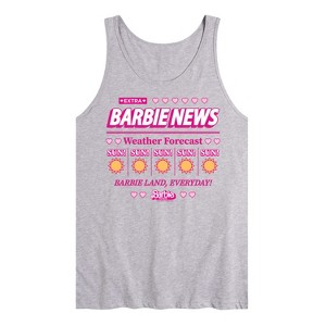 Men's - Barbie - Barbie Land New Weather Forecast Graphic Tank Top - 1 of 1