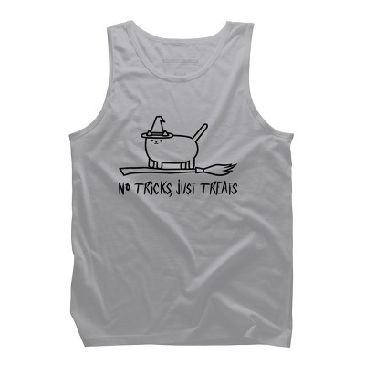 Men's Design By Humans Halloween cat By SPOODEMOON Tank Top