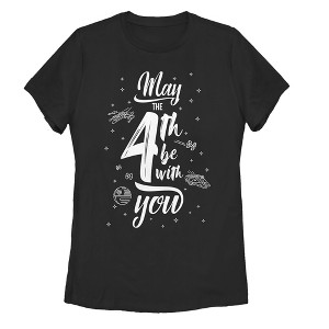 Women's Star Wars May the Fourth Starry Icons T-Shirt - 1 of 3