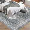 Area Rug, Washable Rugs for Living Room, Ultra-Thin Carpet, Foldable Low Pile Front Door Mat, Kitchen Rugs with Non Slip Backing, Soft Accent Rug - 3 of 4